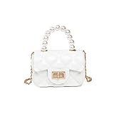 AHECZZ Key case,Fashion Women Bag Mini Messenger Tote Coin Purse Girl Mobile Phone Bag White