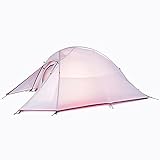 HYSENM Campingzelt für 1 Person, Kuppelzelte, Ultraleicht, tragbar, UV-Schutz, wasserdicht, 4 Jahreszeiten, für Wandern, Picknick, Bergsteigen