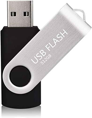 512 GB USB 3.0 Drehung Pen Drive, USB mit Schlüsselanhänger, tragbar, externer Speicher, Speicherstick für PC Laptop Thumb Drive Speicher Stick