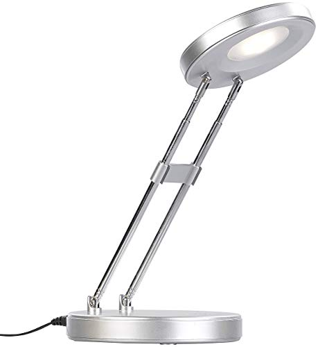 Lunartec Nachttischlampe: Zusammenklappbare SMD-LED-Schreibtischlampe, 220 lm, warmweiß, 3 Watt (Tischleselampe)