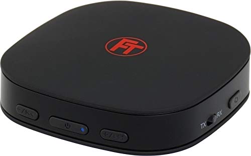 FeinTech Bluetooth 5.0 Audio Sender Empfänger aptX HD Low Latency Toslink SPDIF, schwarz