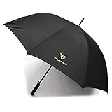 Seat 6H1087600MAA Regenschirm Stockschirm Automatik Schirm, mit Cupra Logo, schwarz/Kupfer, Mittel