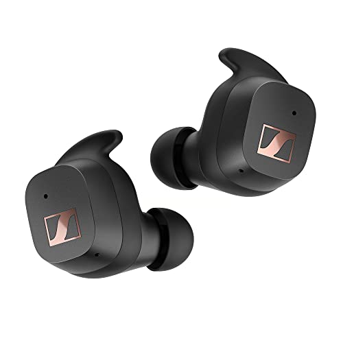 SENNHEISER Sport True Wireless Ohrhörer – Bluetooth-In-Ear-Ohrhörer für einen sportlichen Lebensstil, Musikhören, Telefonieren mit Adaptable Acoustics-Funktion,Noise Cancellation,Schwarz,Einheitsgröße