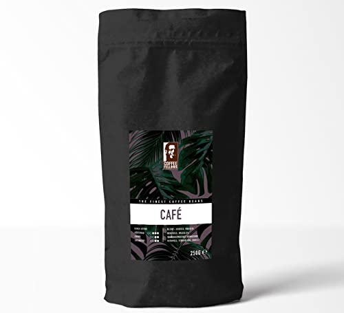 Coffee Fellows Café - 250g ganze Kaffee Bohnen - Arabica & Robusta Spezialitätenkaffee - Filterkaffee