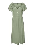 Vero Moda Women's VMMYMILO SS Calf Dress WVN GA Kleid, Reseda, M