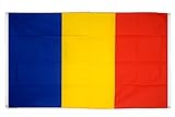 Flaggenfritze® Balkonflagge Rumänien - 90 x 150 cm