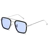 SHEEN KELLY Retro Sonnenbrille Square Eyewear Metallrahmen Klassische Sonnenbrille Für Männer Frauen Sonnenbrille 1:1
