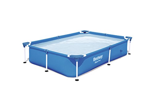 Bestway Frame Pool 'Splash Jr. - Steel Pro' 221 x 150 x 43 cm, blau