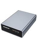 GRAUGEAR | externes RAID Gehäuse | 2 x 2,5” SATA SSD/HDD | Type-C® USB 3.2 Gen2 (10Gbit/s) | RAID 0, RAID1, Single, Large | USB-C | USB-A | Aluminium | Netzteil | G-25RD2-AC-10G