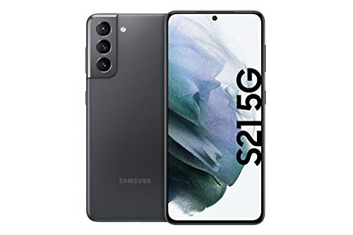 Samsung Galaxy S21 5G, Android Smartphone ohne Vertrag, Triple-Kamera, Infinity-O Display, 256 GB Speicher, leistungsstarker Akku, Phantom Gray