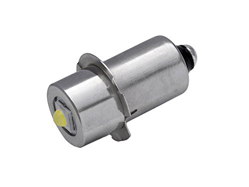 TorchLED13 - Energiesparende 1 Watt LED-Ersatzbirne für Taschenlampen | Sockel P13.5s | 1–9 Volt
