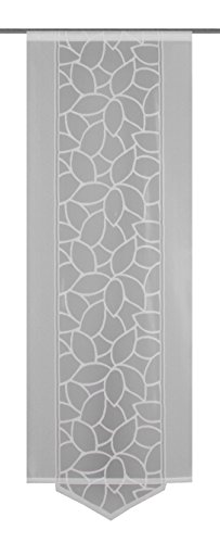 Home Fashion Schiebevorhang, Polyester, Weiß, 145 x 57 cm