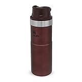 Stanley Trigger Action Travel Mug Thermobecher 0.47L Wine - Kaffeebecher To Go Auslaufsicher - Thermosflasche für Kaffee, Tee & Wasser - BPA-Frei - Edelstahl - Spülmaschinenfest
