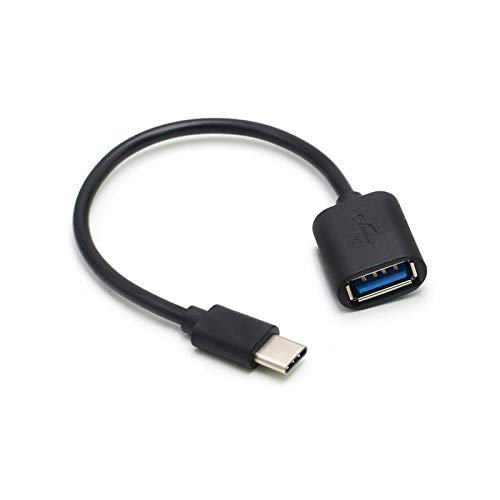 Fertuo OTG Kabel Typ C zu USB 3.1 Kompatibel mit Samsung Galaxy Tab A8 / A7 / Tab S8 / S7 / S6 / S6 Lite / S5e / S4 10.5 / Tab A 10.5 / Tab A 10.1 2019 / Lenovo Tab M10 / Galaxy S22, 18cm, Schwarz
