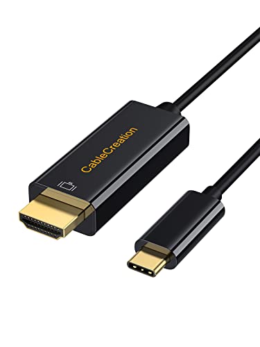 USB-C auf HDMI Kabel 1.8M, CableCreation 4K USB Typ C auf HDMI Kabel(Thunderbolt 3/4), USB C HDMI Adapter für Galaxy S22/S20, MacBook Pro/Air 2020, iPad Pro 2021/2020, Surface Book 2, XPS 15.usw