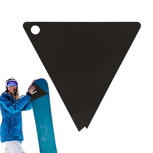 MAYJAI Dreieckschaber | Snowboard-Acryl-Werkzeugschaber | Skiwachsentferner, Ski- und Snowboard-Tuning-Ausrüstung für Sport, Breitski, Outdoor