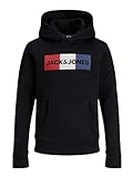 JACK & JONES Hoodie Logo Kapuzen Pullover Basic Sweater Sweatshirt mit Kängurutasche JJECORP