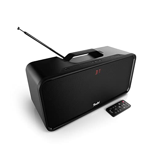 Teufel BOOMSTER Lautsprecher Bluetooth-DAB+/FM-Soundsystem (Schwarz)