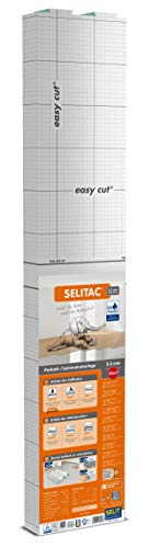 SELITAC 2,2 mm AquaStop - Trittschalldämmung für Laminat und Parkett mit Feuchteschutz (15 m²)