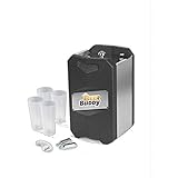 Beer Buddy Version 2023 Bottoms Up Beer Zapfanlage mobil, da ohne Strom. Für alle 5 Liter Partyfässer. Starterpaket inklusive Mehrwegbecher, Co2 Kapseln und Magneten.