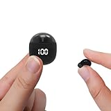 Xmenha Mini unsichtbar Kopfhörer Bluetooth kabellos kleinste in Ear Sleeping Headphones zum Schlafen Sleep Earbuds für kleine Ohren Schlafkopfhörer Seitenschläfer