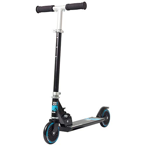 STIGA Tretroller Scooter Comet 120-S City-Roller für Kinder ab 5 Jahre, Höhenverstellbar und Klappbar – Blau/Schwarz