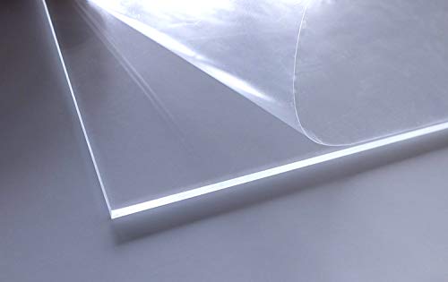 Cuadros Lifestyle | Acrylglas | PMMA XT | transparent | glasklar | UV beständig | beidseitig foliert | im Zuschnitt | 4 mm stark (40x40 cm / 2er Pack)