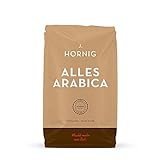 J. Hornig Kaffeebohnen Alles Arabica, 100% Arabica, 500g, reichhaltiges Aroma, für Filterkaffeemaschine und French Press, ganze Bohne