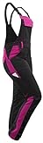strongAnt Latzhose Damen Powerstretch Arbeitshose für Frauen mit Kniepolstertaschen - Schwarz-Pink, Größe 46
