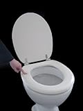 Polsi Soft WC Sitz gepolstert Farbe pergamon mit Edelstahlscharnieren