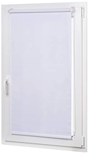 Amazon Basics - Verdunkelungsrollo mit farbiger Beschichtung, 76 x 150 cm, Weiß