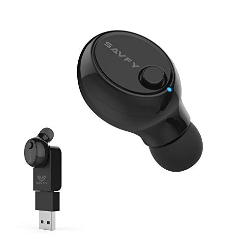 Mini Bluetooth Kopfhörer, SAVFY Bluetooth 4.1 In Ear Kopfhörer mit EDR Wireless Kleiner Ohrstöpsel und [USB Magnetische Ladegerät] für In Ear Ohrhörer Earbuds mit Mikrofon für iOS / Android