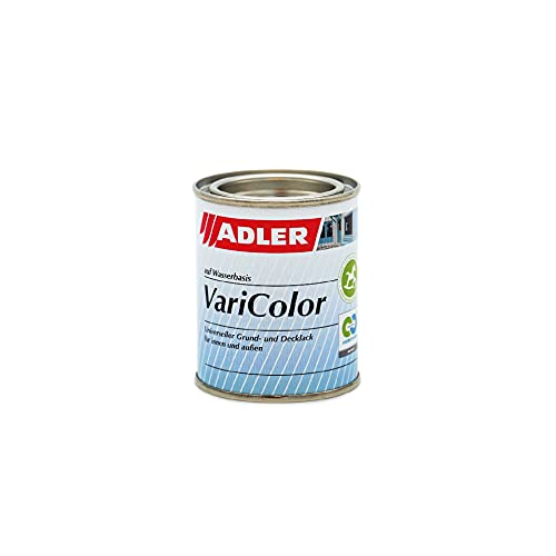 ADLER Varicolor 2in1 Acryl Buntlack für Innen und Außen - 125 ml 1/8 Liter RAL7016 Anthrazitgrau Grau - Wetterfester Lack und Grundierung - matt