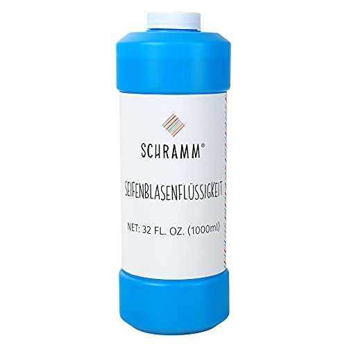Schramm® 1 Liter Seifenblasenflüssigkeit Nachfüller ideal für Seifenblasen Pistolen Stäbe Seifen Blasen Lauge