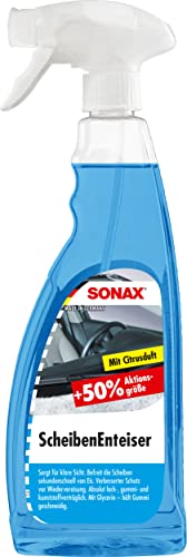 SONAX ScheibenEnteiser (750 ml) sekundenschnelles enteisen von Scheiben ohne kratzen und eine rundum klare Sicht im Winter | Art-Nr. 03314410