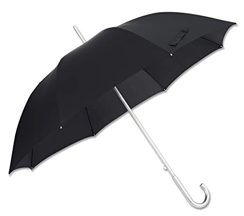 SAMSONITE Alu Drop S - Man Auto Open Regenschirm, 96 cm, Black