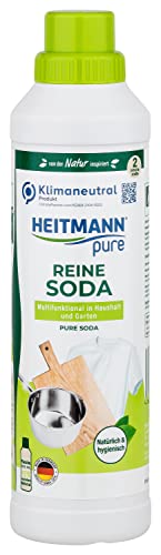 HEITMANN pure Reine Soda (flüssig), Transparent, 750ml