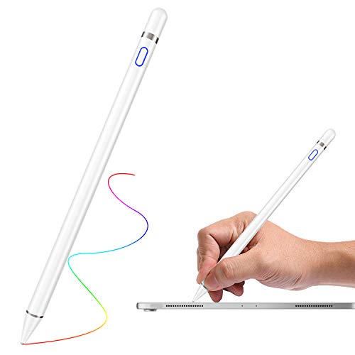 Le Touch Stylus Pen Active Stifte für Touchscreens Wiederaufladbarer Stylus Digitalstift Ultrafeiner Stift für Ipad iPhone Samsung Galaxy LG Android Tablets Elektronischer Smart Pen