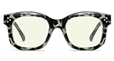 Eyekepper Blaulichtfilter Brille für Damen Lesen Design Lesebrille Block Blaue Strahlen Brillen - Grau Schildkröte +1,00