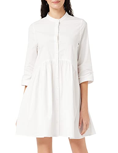 ONLY Damen Onlditte Life 3/4 Shirt Noos Wvn Casual Dress, White, 40 EU