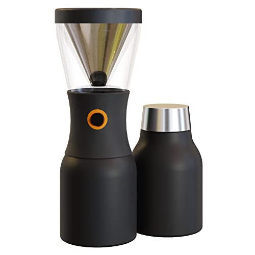 Asobu - Cold Brew Kaffeebereiter | Teebereiter to go mit Sieb schwarz, 50