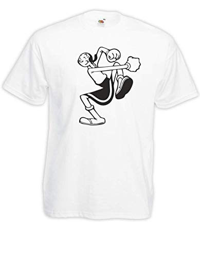 T-Shirt - Olivia Popeye (Weiß, XL)