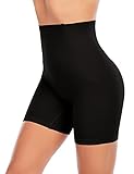 YARRCO Bauchweg Unterhose Damen Shapewear Miederhose Hohe Taille Figurformende Unterwäsche Leggings Miederpants (Schwarz, XL)