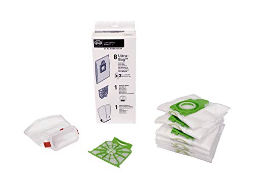 Sebo 8334Er Servicebox Für Airbelt E Inkl. 8 Ultrabag Filtertüten, 1 Hospital-Grade-Filter Und 1 Motorschutzfilter Weiß