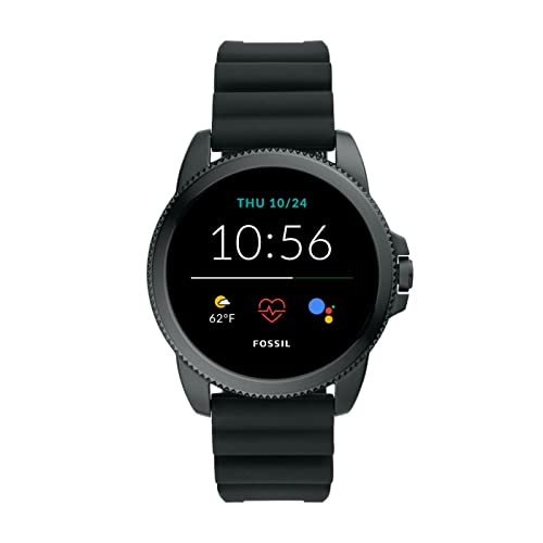 Fossil Herren Touchscreen Smartwatch 5E. Generation mit Lautsprecher, Herzfrequenz, NFC und Smartphone Benachrichtigungen