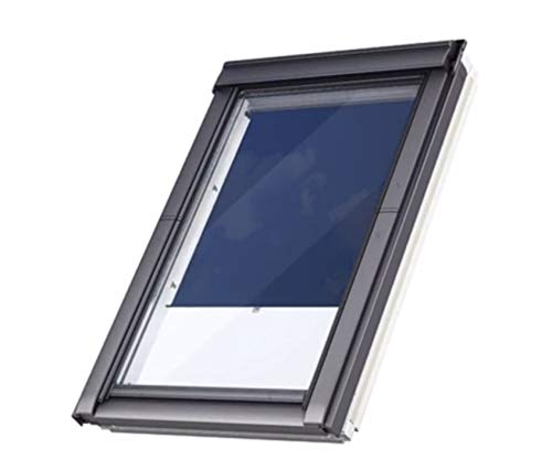 VELUX Kunststoff Dachfenster'Energie Technology' mit 3-fach Verglasung inkl. Eindeckrahmen und gratis Rollo (114 x 140 (SK08))