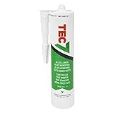 Tec7 Klebstoffe/Kleben, Montieren und Abdichten | 310ml | Einfach zu verarbeiten und für viele Materialien (Weiß)
