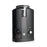 Wilfa CLASSIC AROMA Kaffeemühle – elektrische Mühle mit Kegelmahlwerk – 34 Mahlgradstufen – Bohnenbehälter für 250gr Kaffee, schwarz