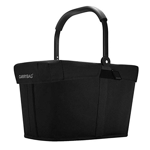 Reisenthel carrybag Frame Black Henkelkorb Einkaufskorb schwarz + Cover schwarz