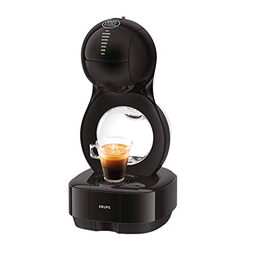 Krups Nescafé Dolce Gusto Lumio Kapselmaschine KP1308 | Kompakte Kaffeemaschine | 1 L Wassertank | 15 Bar Druck | Schwarz